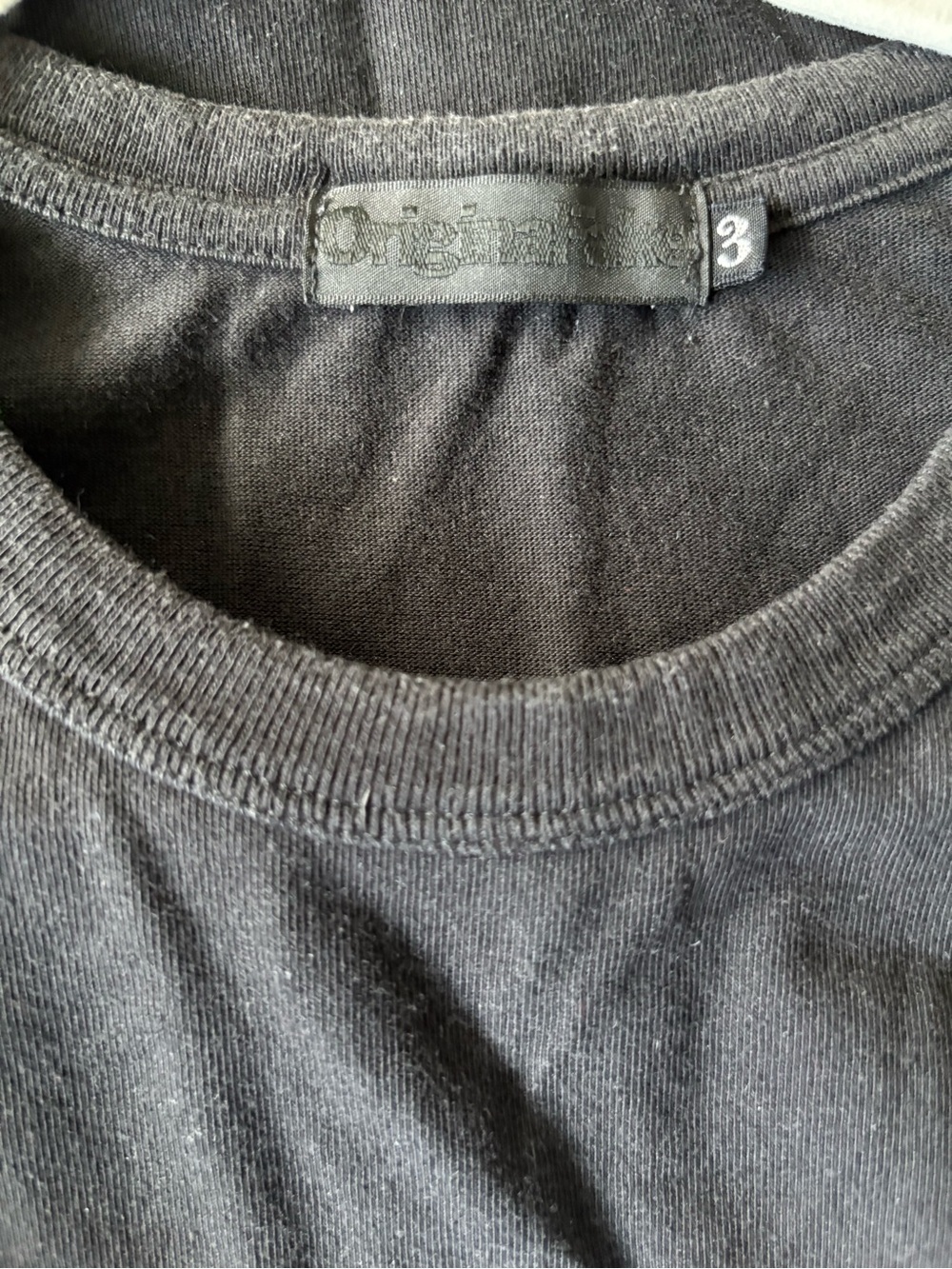 ORIGINAL FAKE x Mark Dean Veca sz 3 US sz M Black Tee Tshirt Medicom Toy KAWS - Picture 5 of 9